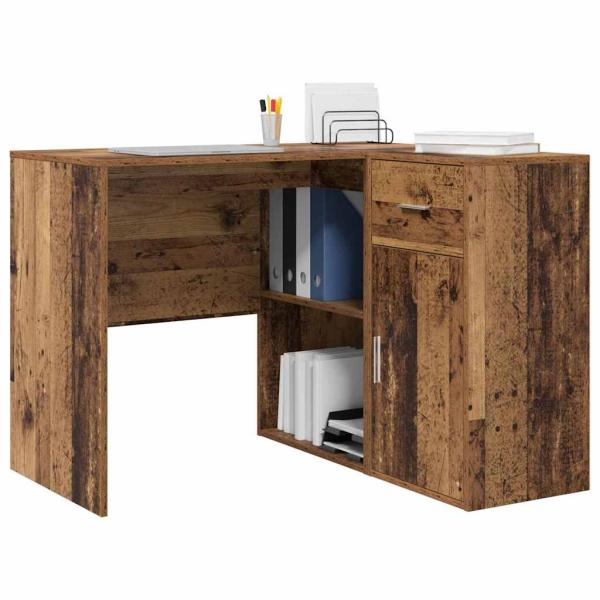 Eckschreibtisch Alter Holz 102x88x75 cm Holzwerkstoff