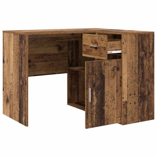 Eckschreibtisch Alter Holz 102x88x75 cm Holzwerkstoff