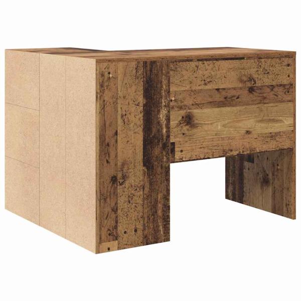 Eckschreibtisch Alter Holz 102x88x75 cm Holzwerkstoff