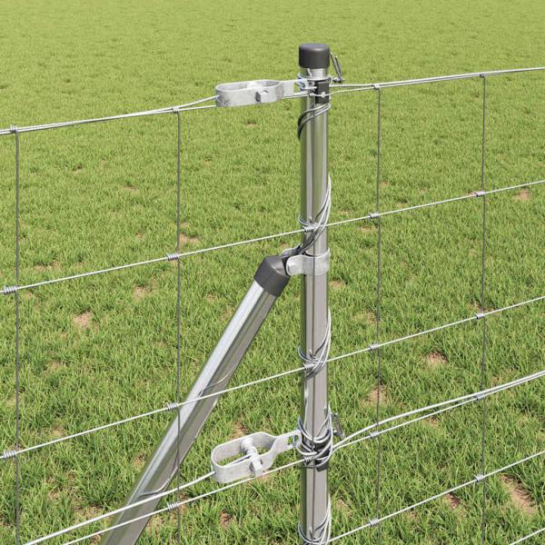 Ground Fix Geschweißter Drahtzaun 50 x 0,8 m Verzinkter Stahl