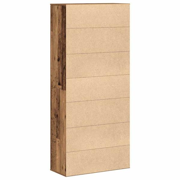 Highboard Altholz 80x35x180 cm Holzwerkstoff