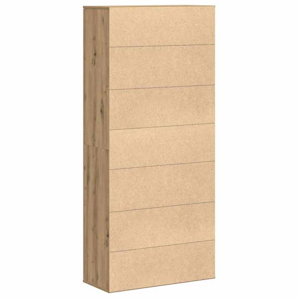 Highboard Artisan Oak 80x35x180 cm Sperrholz