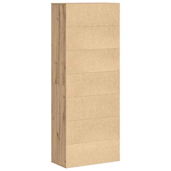 Highboard Artisan Eiche 70x35x180 cm Holzwerkstoff