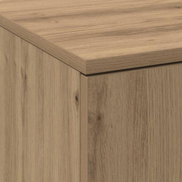 Highboard Artisan Eiche 70x35x180 cm Holzwerkstoff