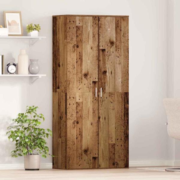 ARDEBO.de - Highboard Altholz 80x39x178 cm Spanplatten