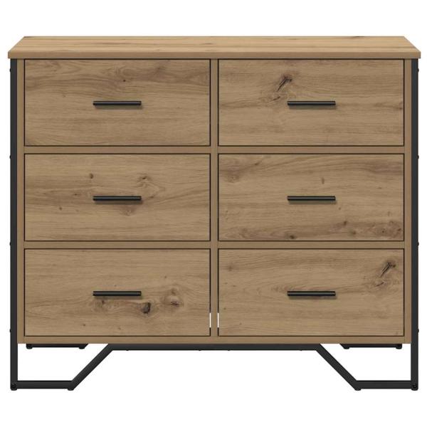 Kommode Artisan Eiche 91x35.5x74.5 cm Furnier