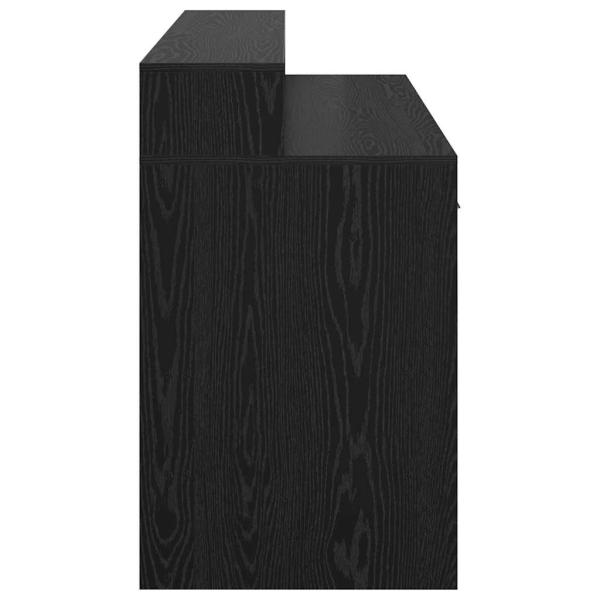 Schreibtisch Schwarze Eiche 140x55x91 cm Holzwerkstoff