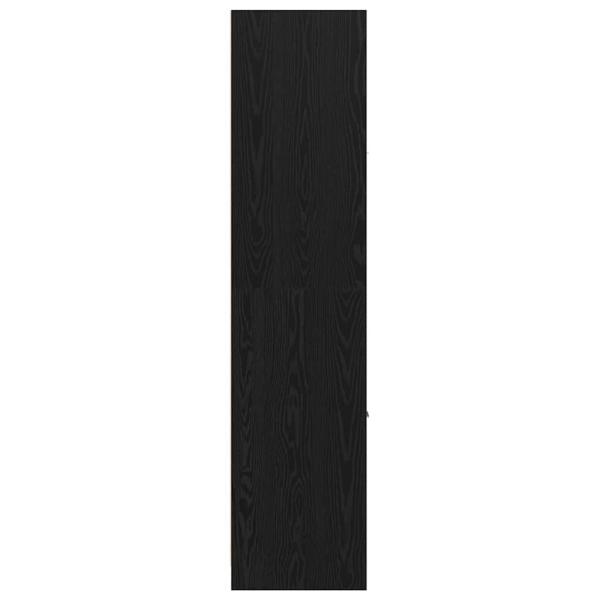 Apotheker Schrank Schwarz Eiche 40x41x174.5 cm Spanplatte
