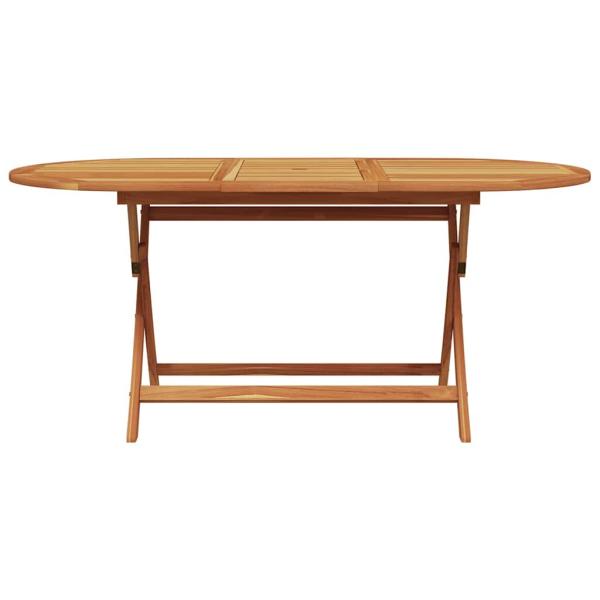 7-tlg. Garten-Essgruppe Beige Massivholz Akazie & Poly Rattan