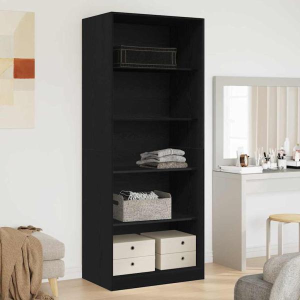 ARDEBO.de - Kleiderschrank Schwarze Eiche Set aus 2 Schwarze Eiche Spanplatte