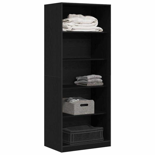 Kleiderschrank Schwarze Eiche Set aus 2 Schwarze Eiche Spanplatte