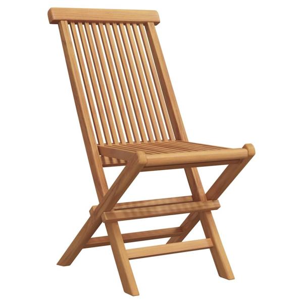 3-teiliges faltbares Gartenbistro Set aus massivem Akazienholz