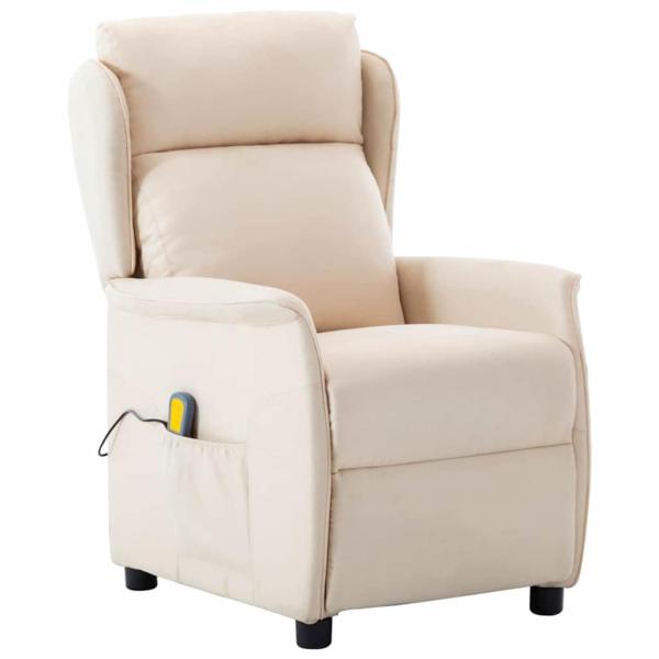 ARDEBO.de - Massagesessel Creme Stoff