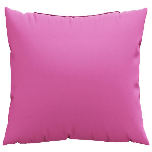 Sofakissen 4 Stück Rosa 40x40 cm Stoff