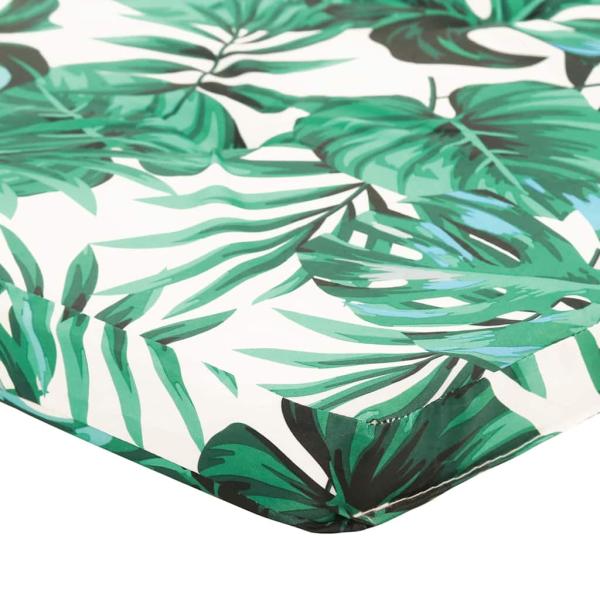 Tropisches Blattkissen Blattmuster Polyester Mittel Muster