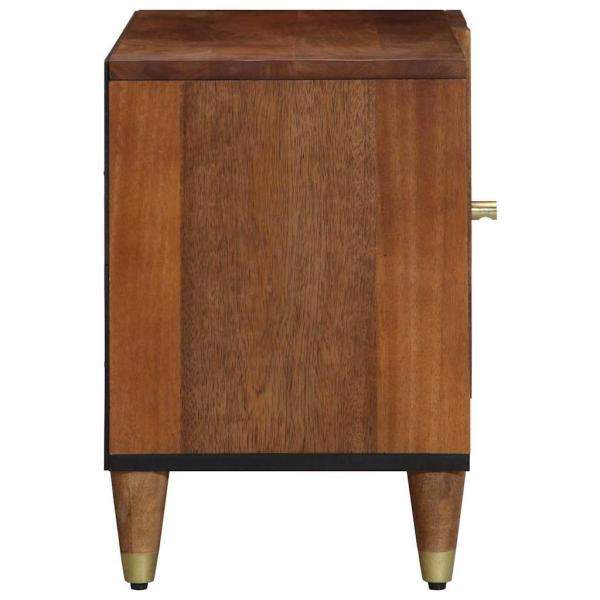 TV-Schrank Honigbraun Massivholz Mango, Holzwerkstoff