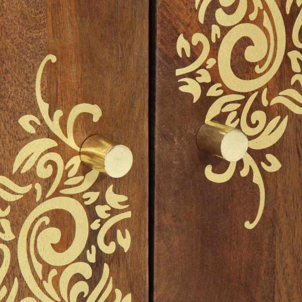 Sideboard 60x33x75 cm Massivholz Mango