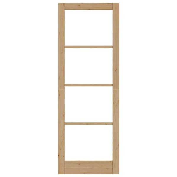 Innentür mit Glas "ORKDAL" 83x232x4 cm aus massivem Kiefernholz