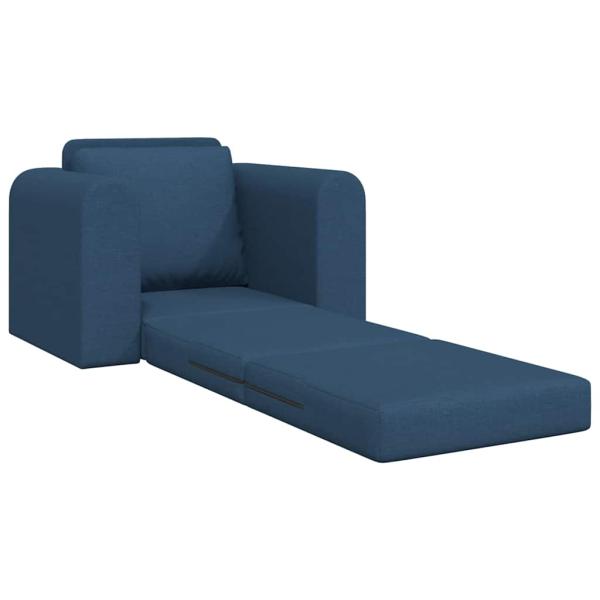 Boden Schlafsofa 2-in-1 Blau 98x71x83 cm Stoff