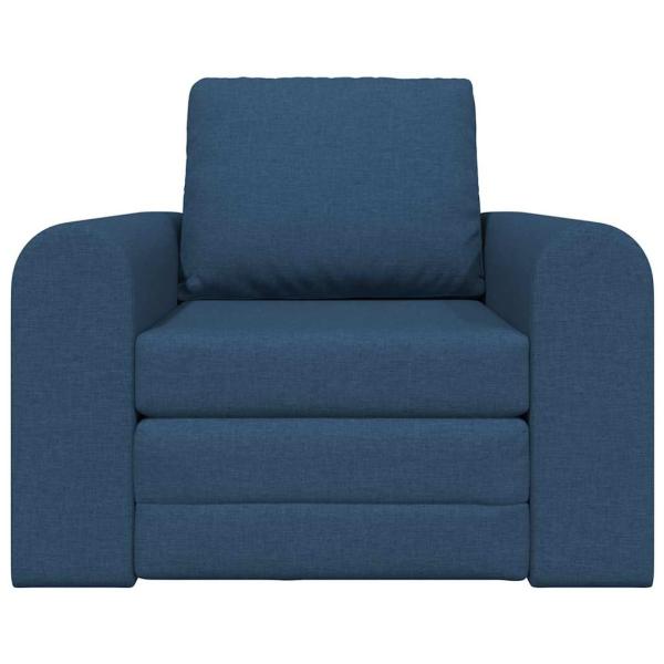Boden Schlafsofa 2-in-1 Blau 98x71x83 cm Stoff