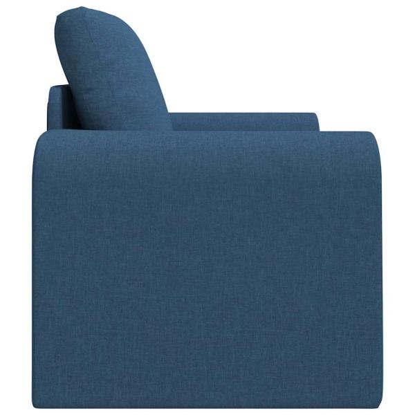 Boden Schlafsofa 2-in-1 Blau 98x71x83 cm Stoff