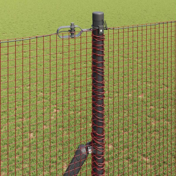 Schweißdrahtzaun Rot 1.5x10 m Stahl