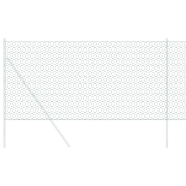 Sechseckzaun Grün 1,2x10 m Stahl