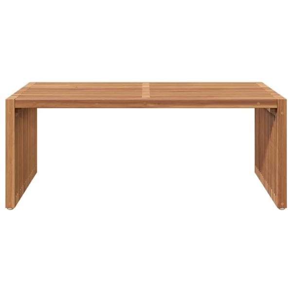 Gartentisch 90x49.7x36 cm Massivholz Teak