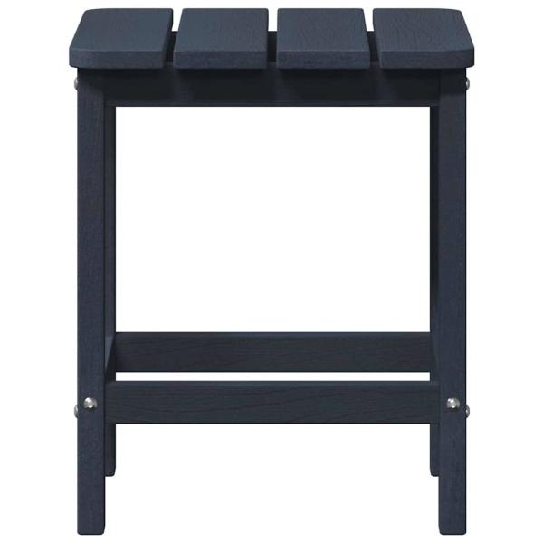 Adirondack Beistelltisch Marineblau 38x38x46 cm HDPE