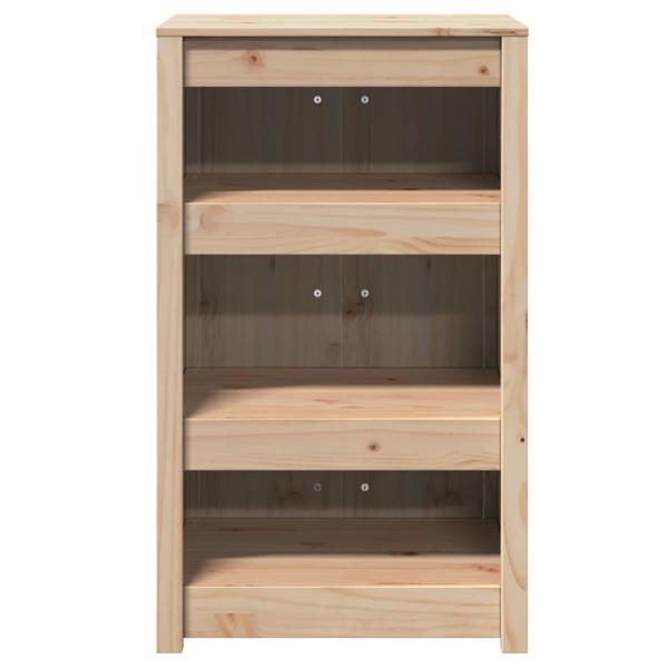 Outdoor Küchenschrank 55x55x92 cm Massivholz Kiefer