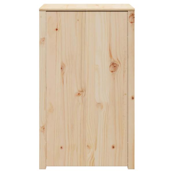 Outdoor Küchenschrank 55x55x92 cm Massivholz Kiefer