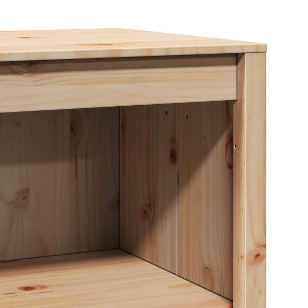 Küchenschrank 106x55x92 cm Massivholz Kiefer