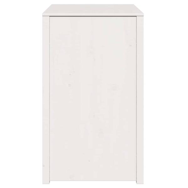 Küchenschrank Weiß 106x55x92 cm Massivholz Kiefer