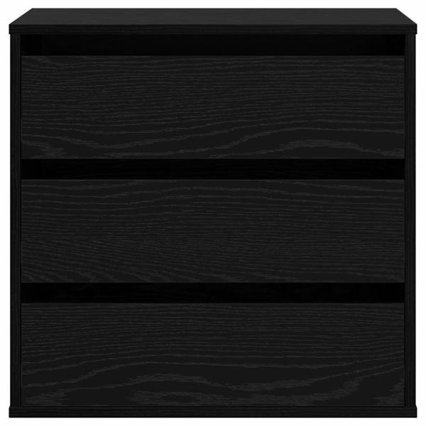 Eckkommode Schwarz Eiche 60x41x58 cm Holzwerkstoff