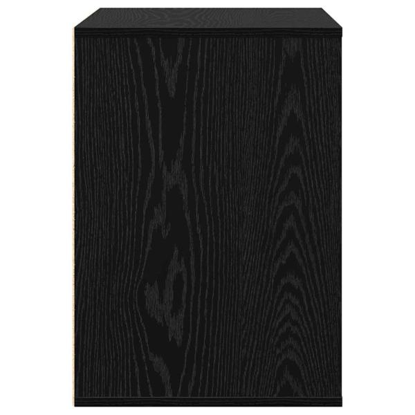 Eckkommode Schwarz Eiche 60x41x58 cm Holzwerkstoff