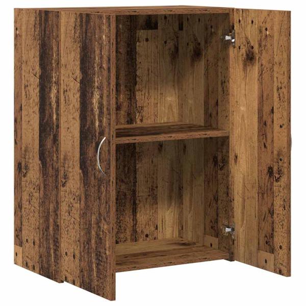 Büroschrank Altes Holz 60x32x77,5 cm Holzwerkstoff