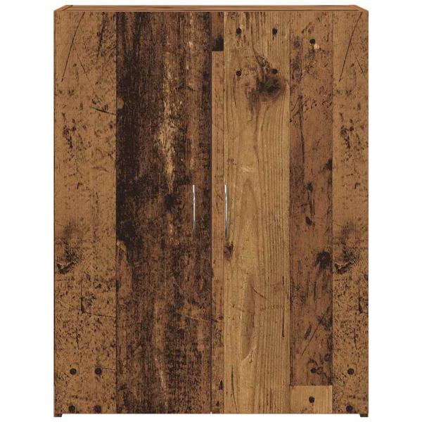 Büroschrank Altes Holz 60x32x77,5 cm Holzwerkstoff