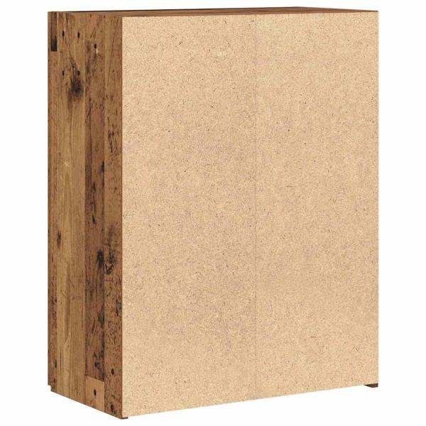 Büroschrank Altes Holz 60x32x77,5 cm Holzwerkstoff