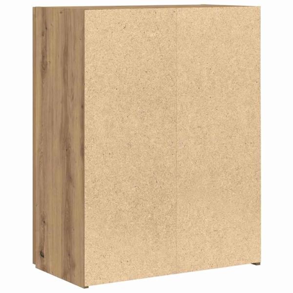 Büroschrank Eiche 60x32x77,5 cm Holzwerkstoff