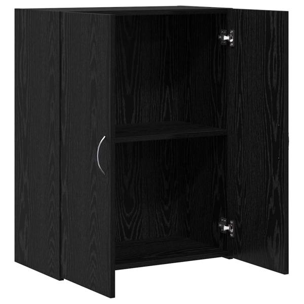 Büroschrank Schwarze Eiche 60x32x77.5 cm Holzwerkstoff