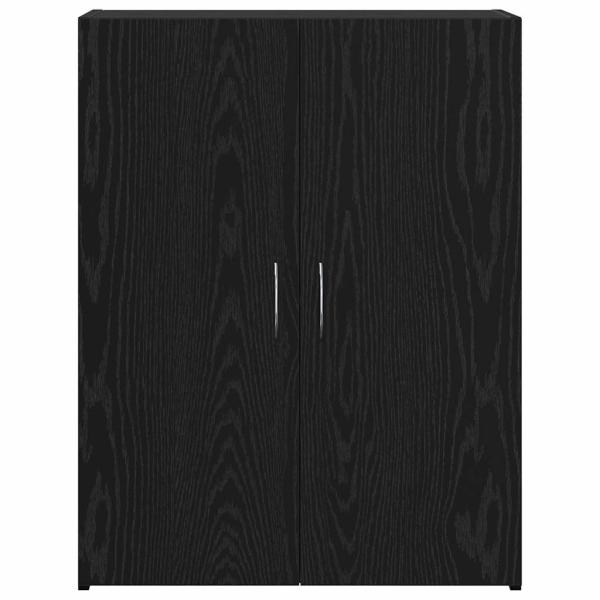 Büroschrank Schwarze Eiche 60x32x77.5 cm Holzwerkstoff