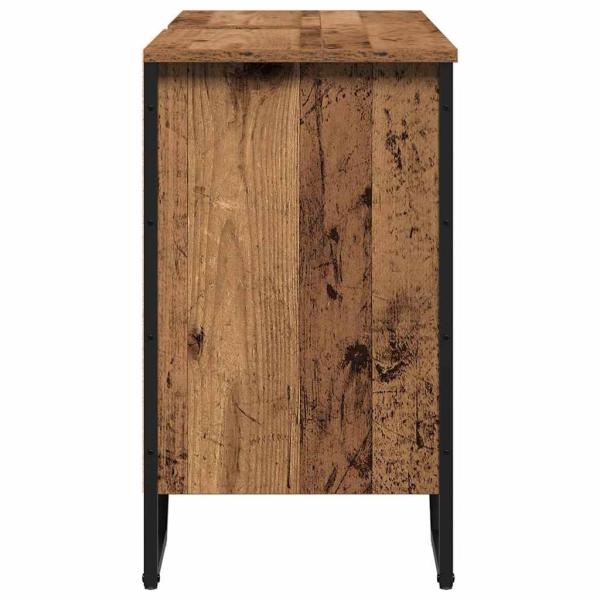 Waschbeckenschrank Altes Holz 91x35x60 cm Spanplatte