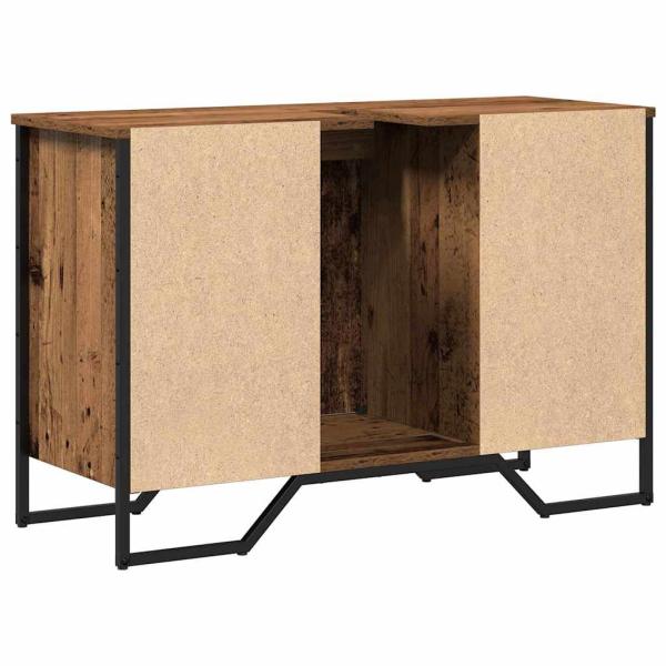 Waschbeckenschrank Altes Holz 91x35x60 cm Spanplatte