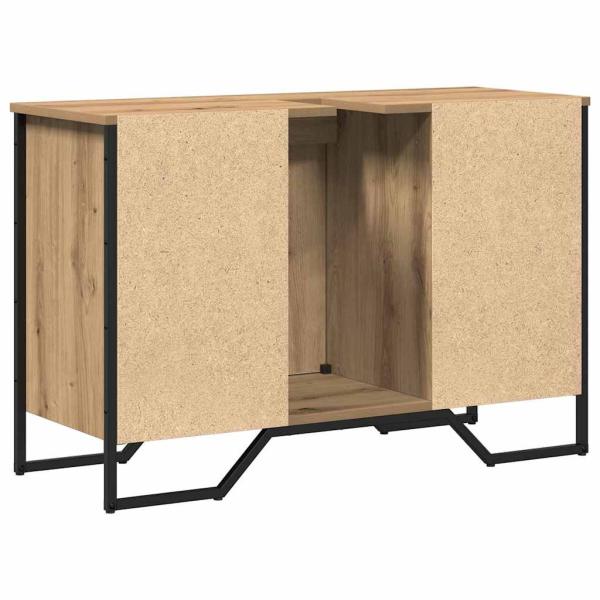 Waschbeckenschrank Eiche 91x35x60 cm Holzwerkstoff