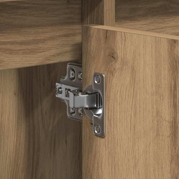 Waschbeckenschrank Eiche 91x35x60 cm Holzwerkstoff