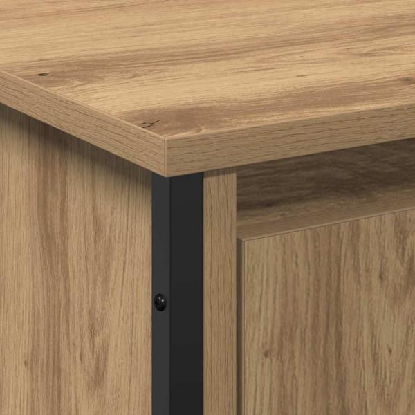 Waschbeckenschrank Eiche 91x35x60 cm Holzwerkstoff