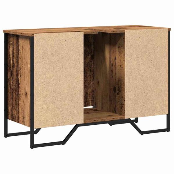 Waschbeckenschrank Altes Holz 91x35x60 cm Holzwerkstoff