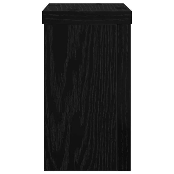 Schwarz-Eichen-Pflanzenständer Set von 2 Schwarz-Eiche Holz