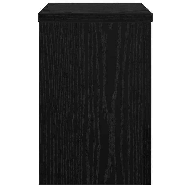 Pflanzenständer 2 Stück Schwarze Eiche 20x20x30 cm Ingenieure Holz
