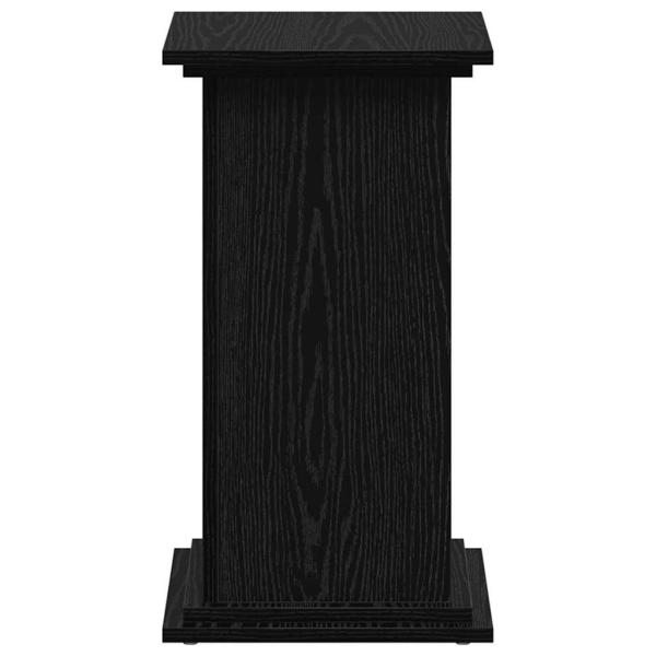 Pflanzenständer Schwarze Eiche 33x33x60 cm Engineering Holz
